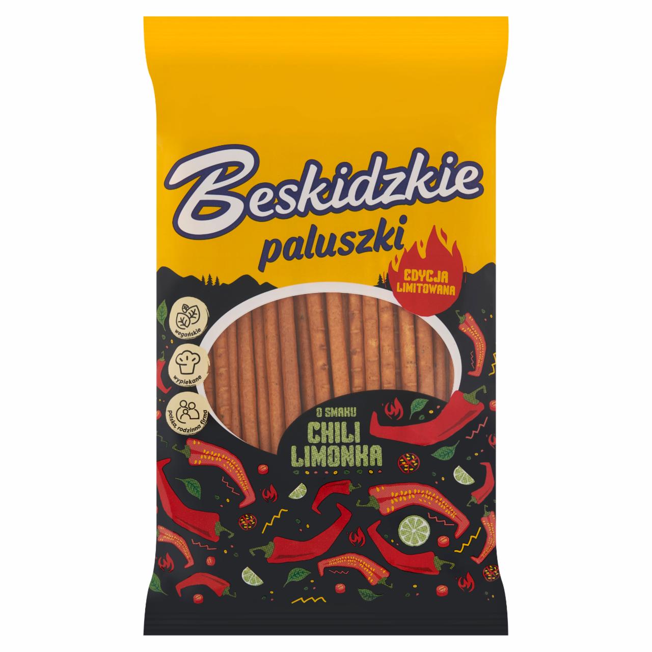 Zdjęcia - Beskidzkie Paluszki o smaku chili limonka 60 g