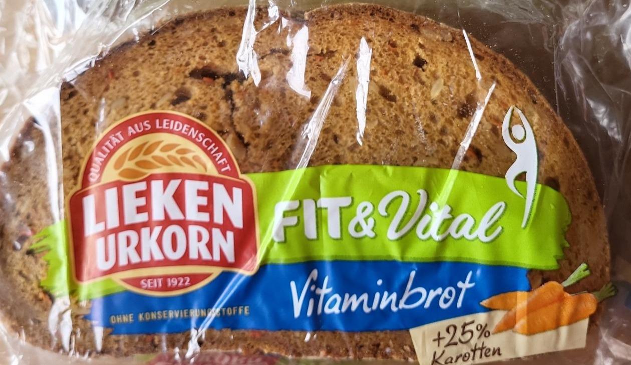 Zdjęcia - Fit Vital Vitaminbrot Lieken Urkorn