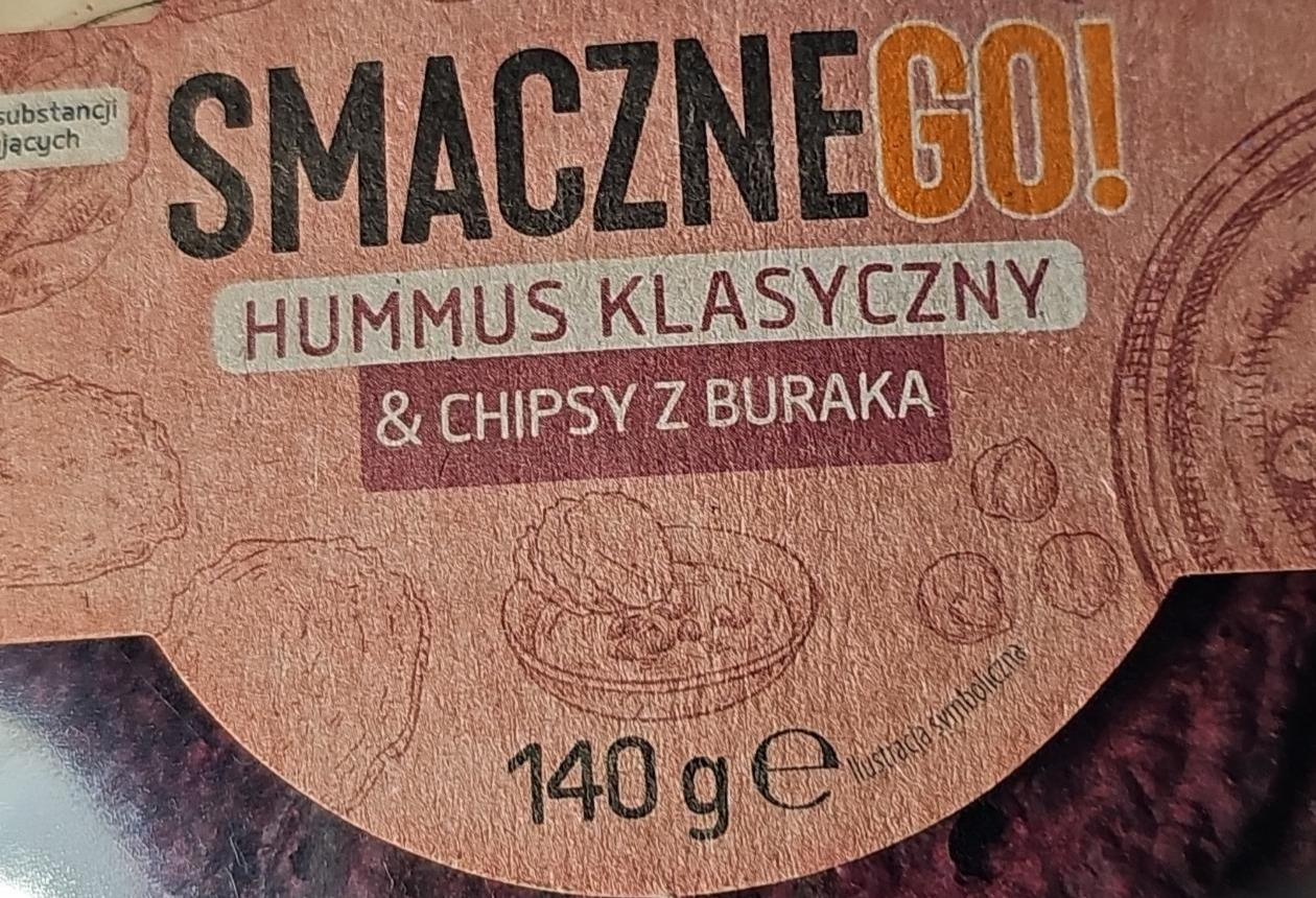 Zdjęcia - Hummus klasyczny & chipsy z buraka SmaczneGo!