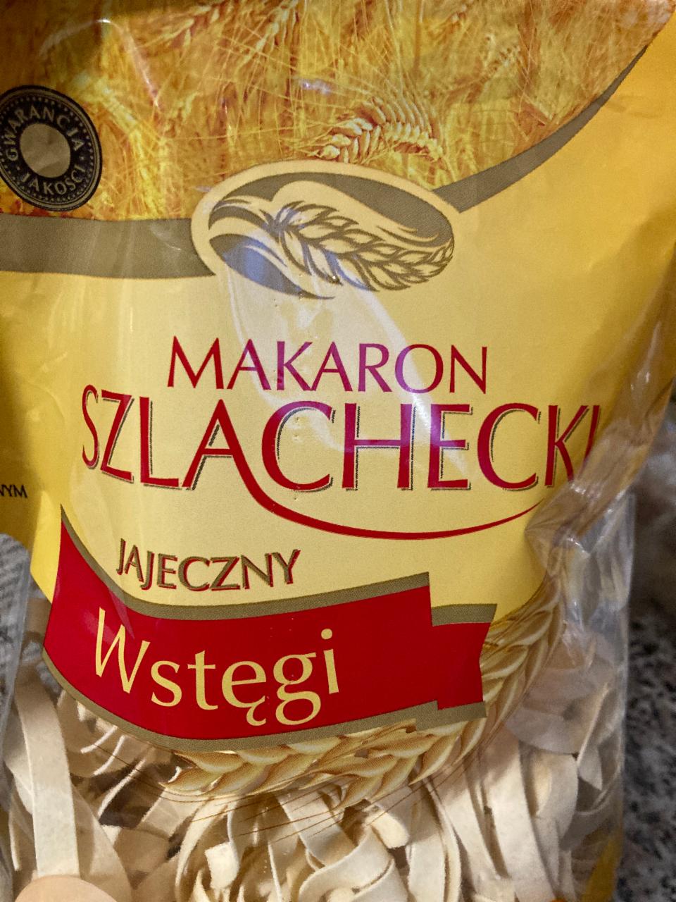 Zdjęcia - Jajeczny Wstęgi Makaron Szlachecki