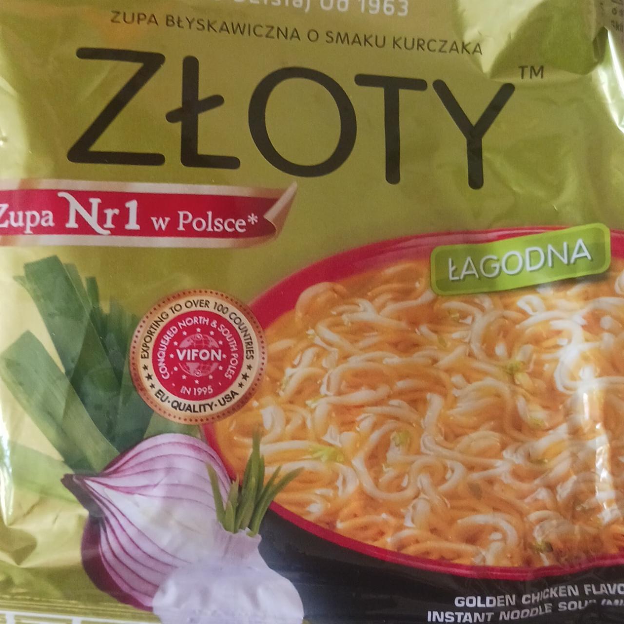 Zdjęcia - Złoty zupa błyskawiczna o smaku kurczaka łagodna Vifon