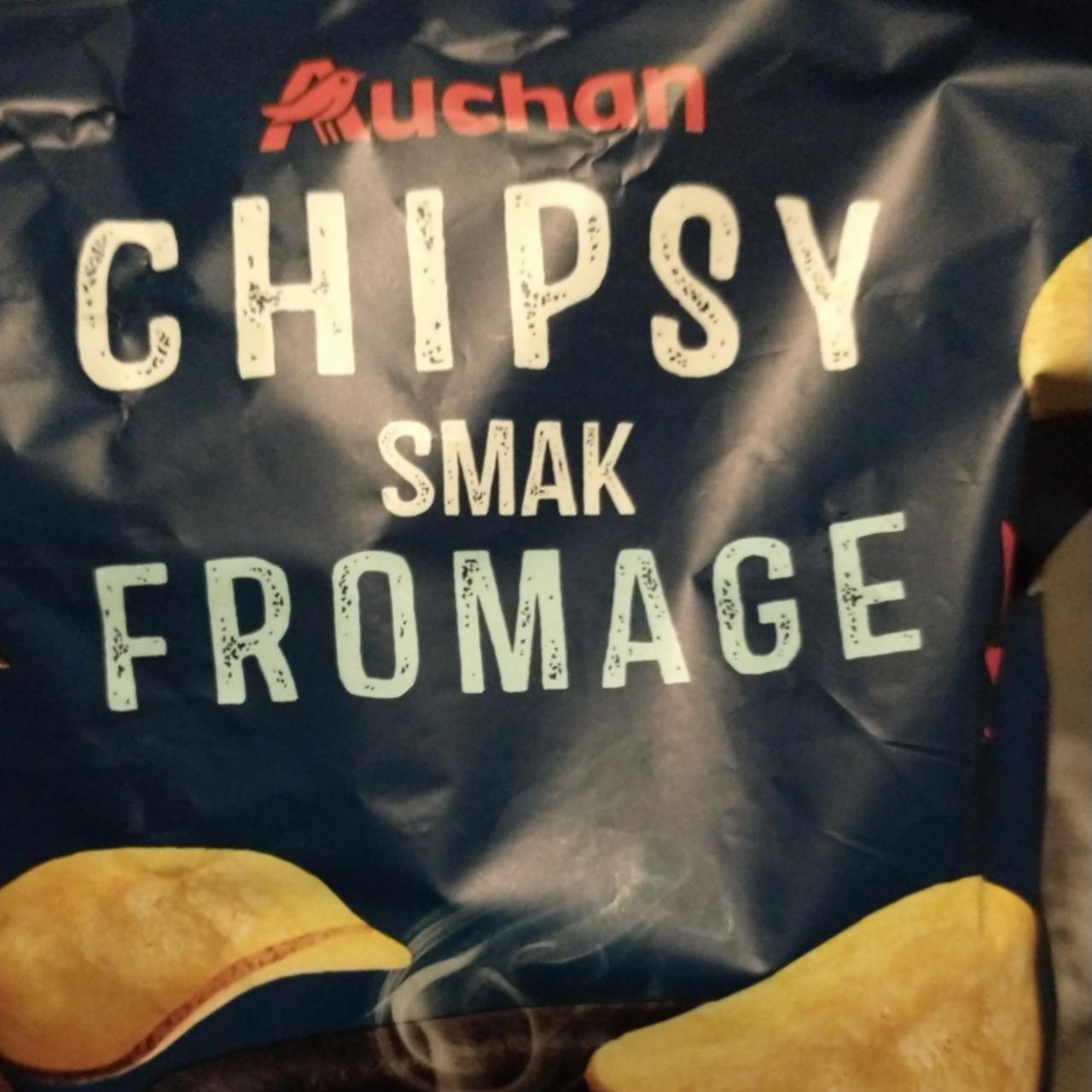 Zdjęcia - Chipsy smak fromage Auchan