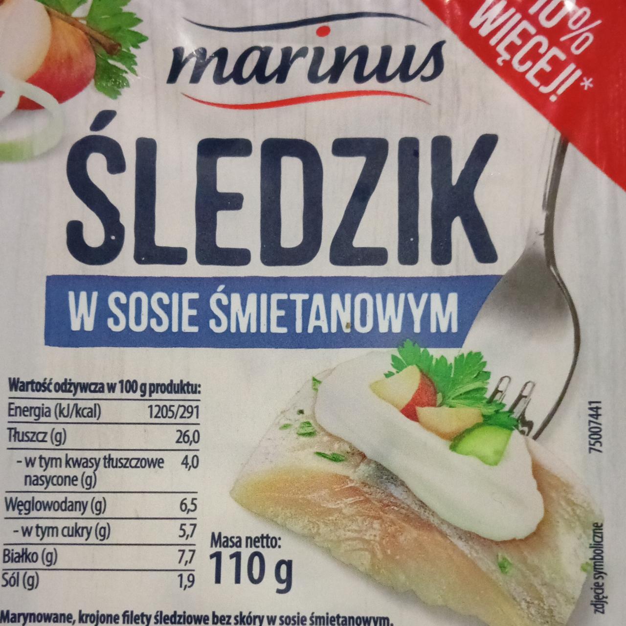 Zdjęcia - Śledzik w sosie smietanowym Marinus