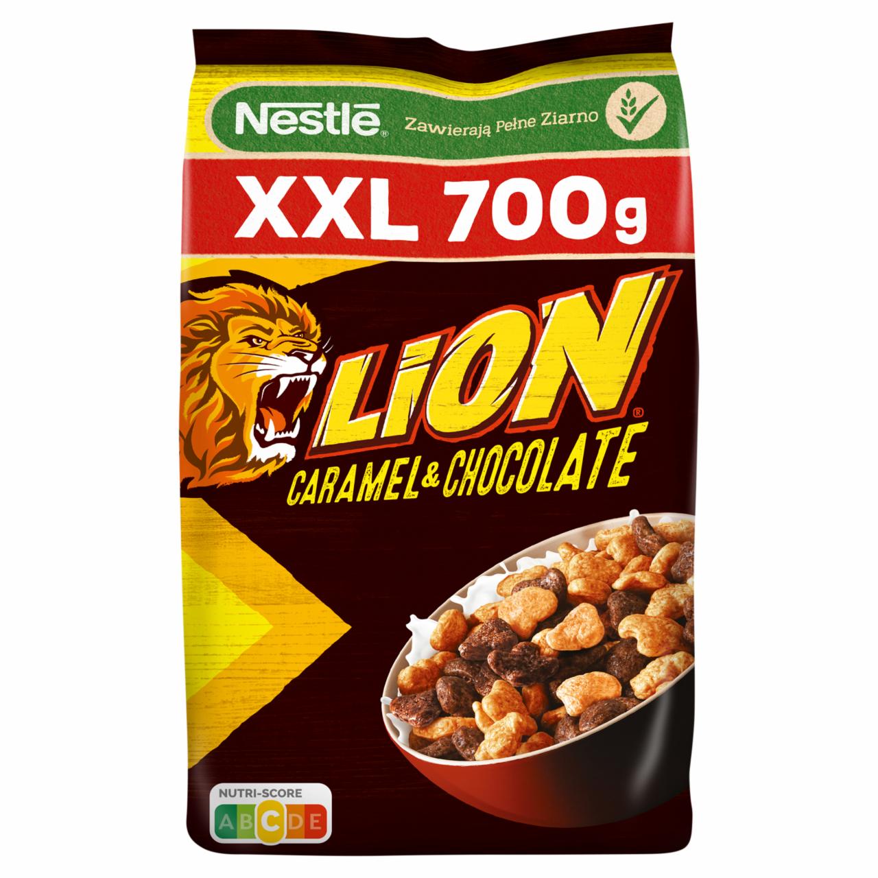 Zdjęcia - Nestlé Lion XXL Płatki śniadaniowe karmel i czekolada 700 g