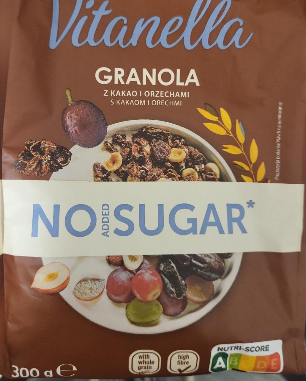 Zdjęcia - Granola z kakao i orzechami Vitanella