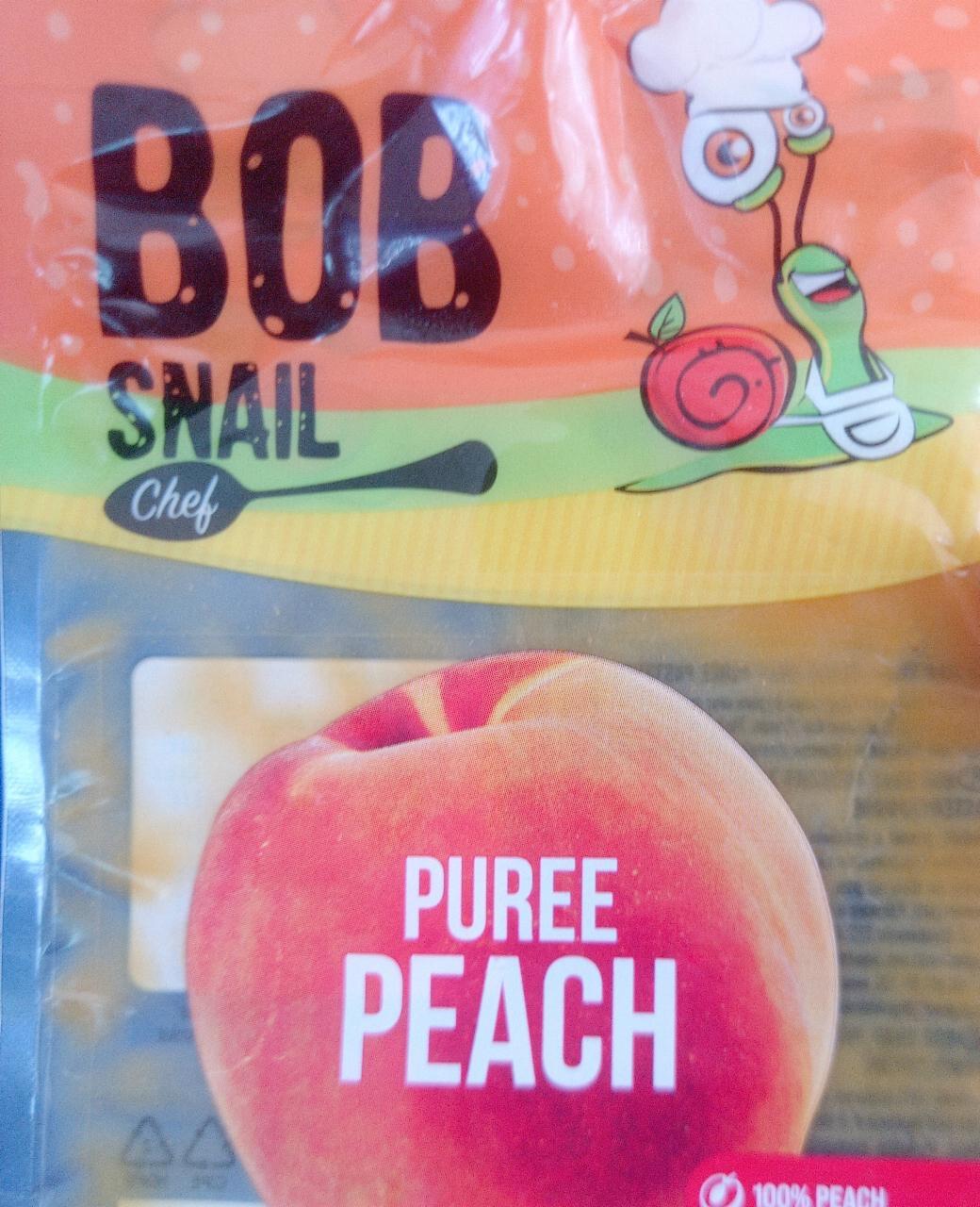 Zdjęcia - Puree peach Bob Snail Chef