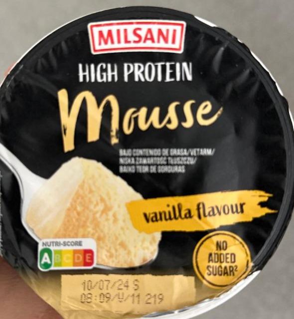 Zdjęcia - High Protein Mousse Vanille Milsani