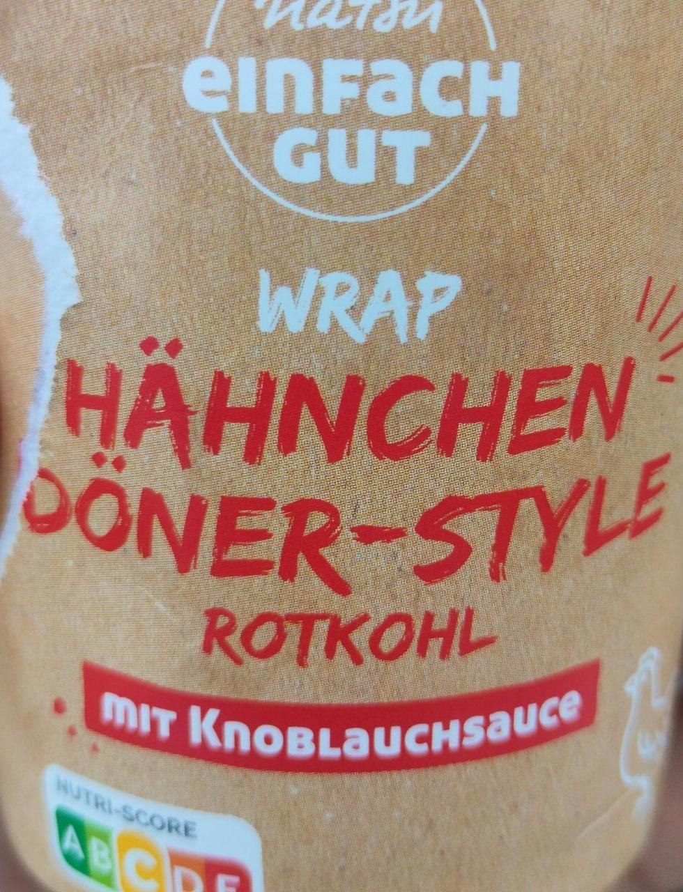 Zdjęcia - Wrap hähnchen döner style rotkohl mit knoblauchsauce Natsu einfach gut