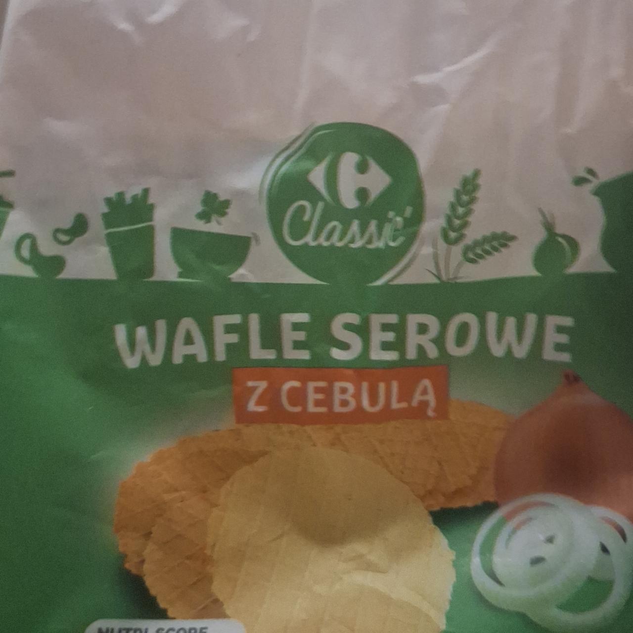 Zdjęcia - Wafle serowe z cebulą Carrefour Classic