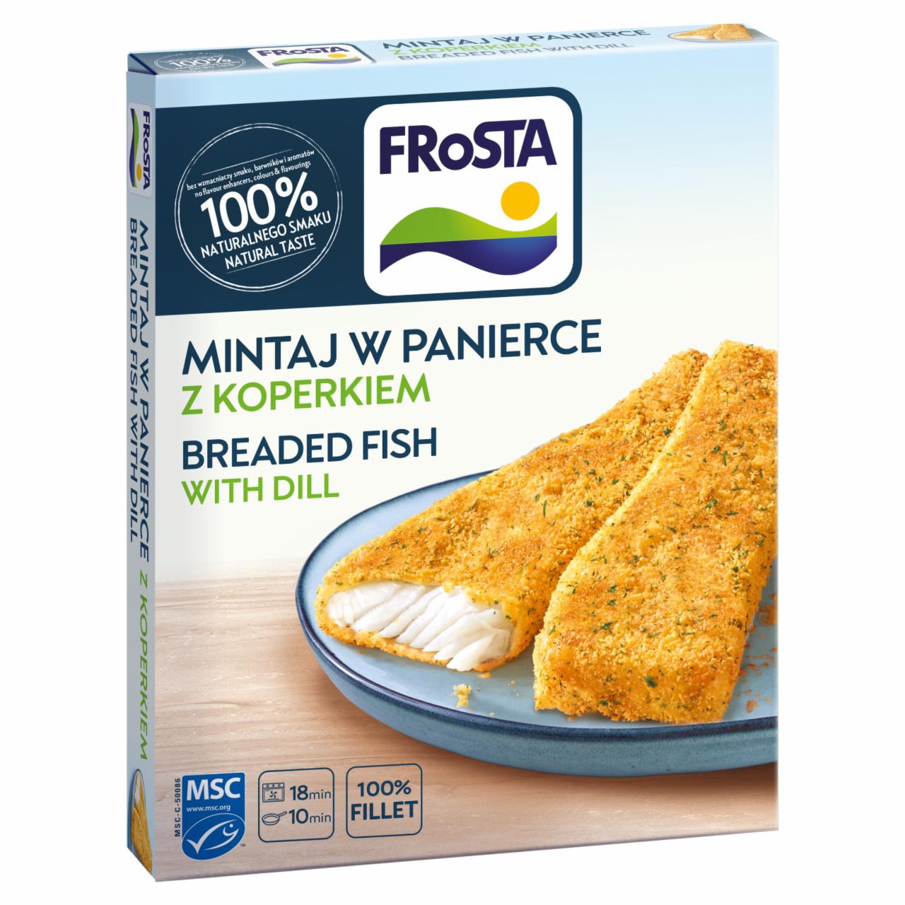 Zdjęcia - FRoSTA Mintaj w panierce z koperkiem 240 g (2 sztuki)