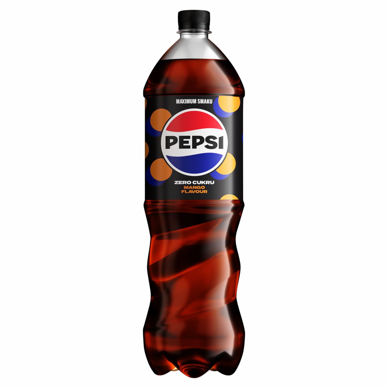 Zdjęcia - Pepsi-Cola Zero cukru Napój gazowany typu cola o smaku mango 1,5 l