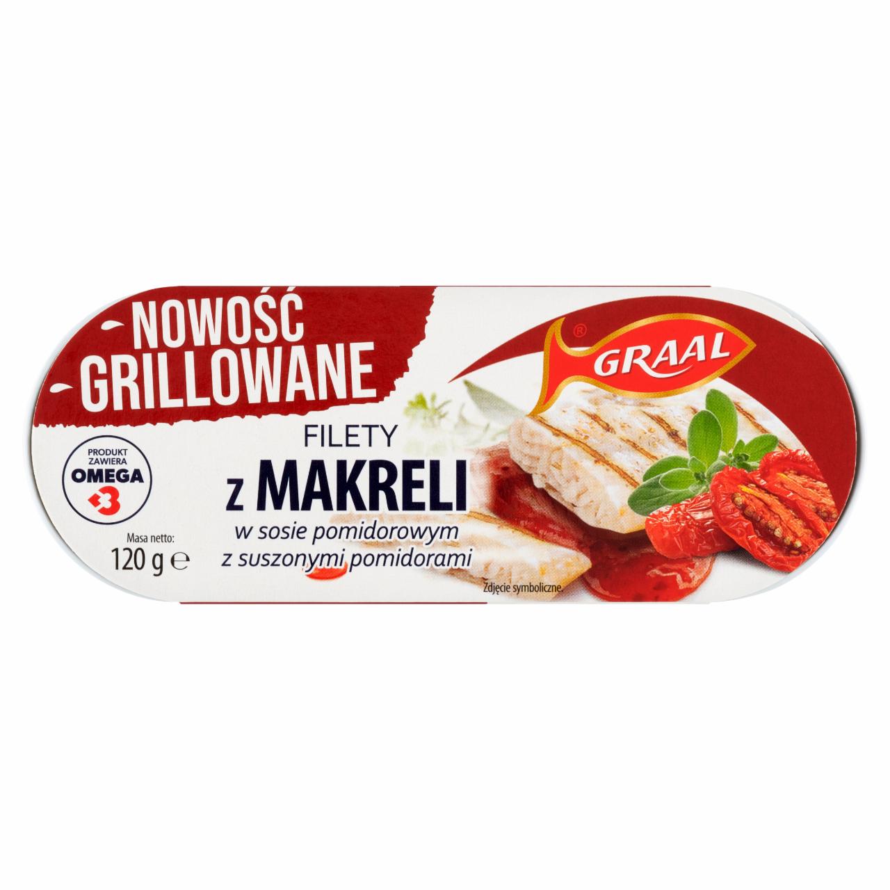 Zdjęcia - Graal Filety z makreli w sosie pomidorowym z suszonymi pomidorami 120 g