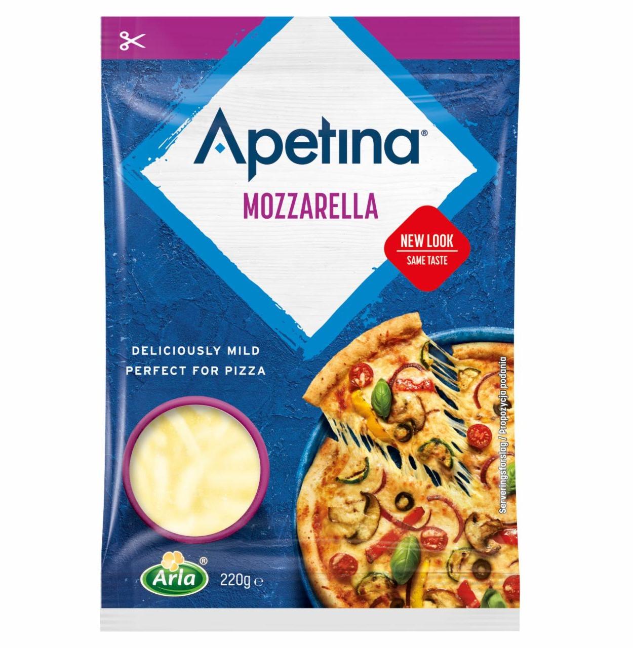 Zdjęcia - Arla Apetina Ser wiórkowany Mozzarella 220 g