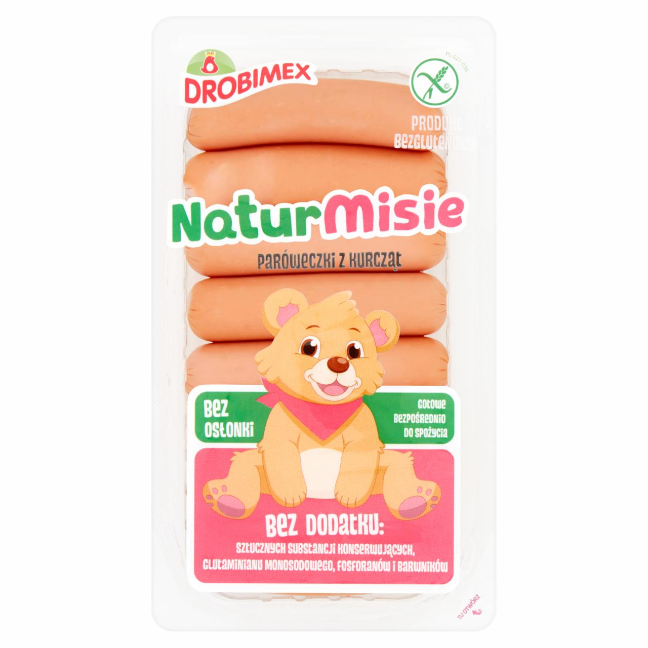 Zdjęcia - Drobimex NaturMisie Paróweczki z kurcząt 170 g