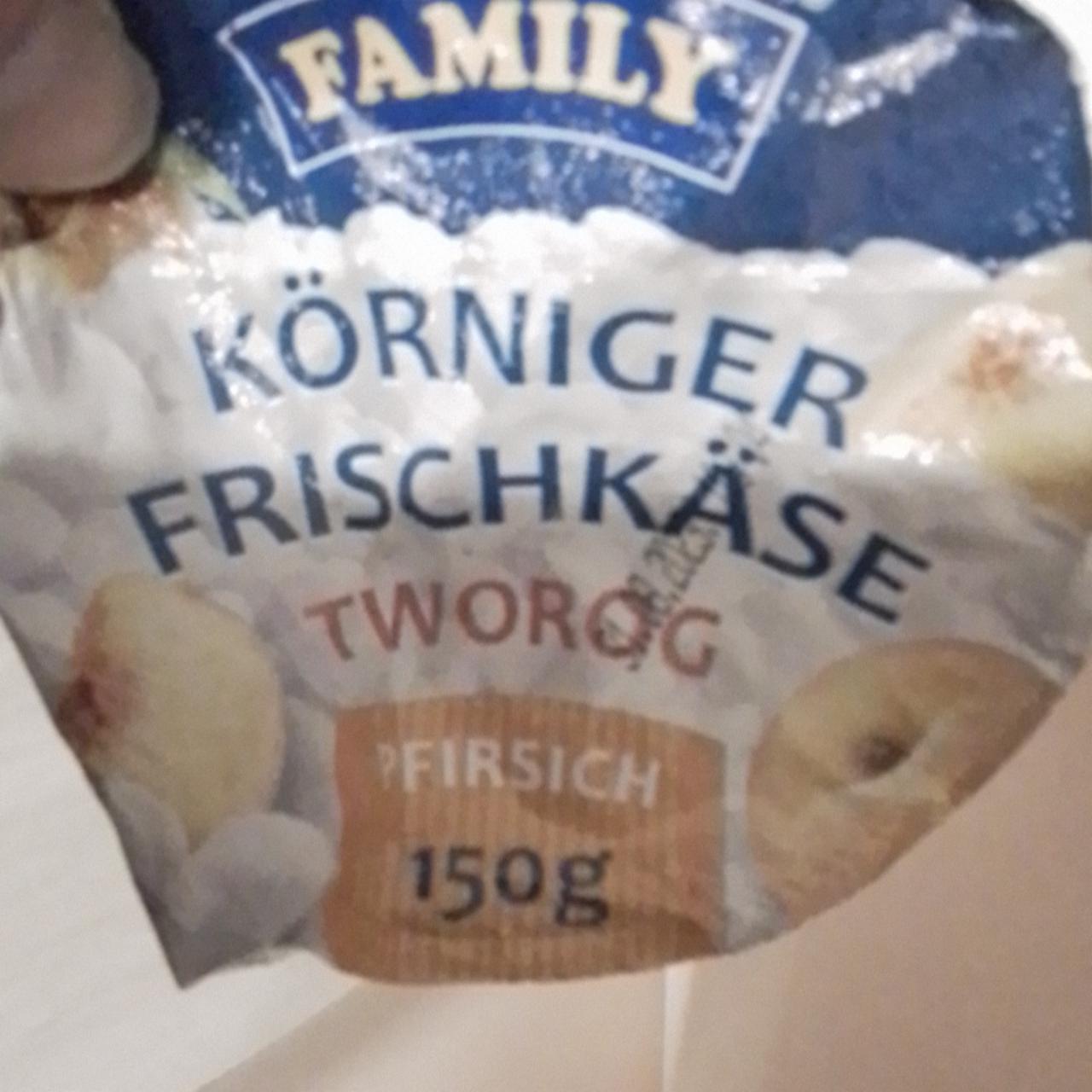 Zdjęcia - Korniger frischkase tworog pfirsich Family