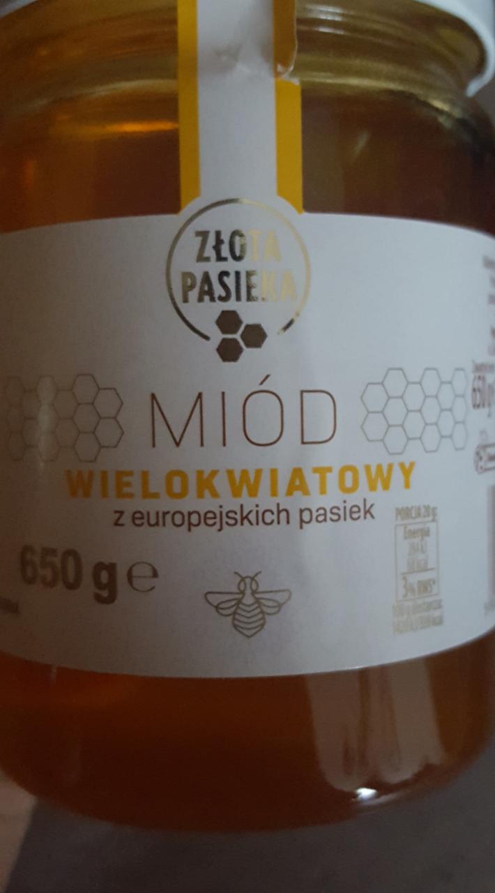 Zdjęcia - Miód wielokwiatowy Złota Pasieka