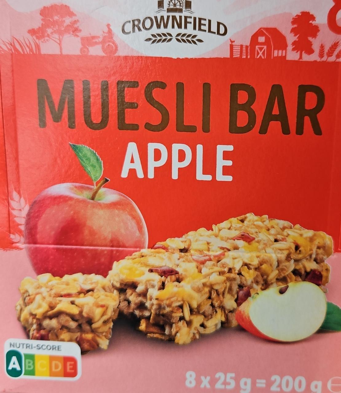 Zdjęcia - Muesli bar apple Crownfield