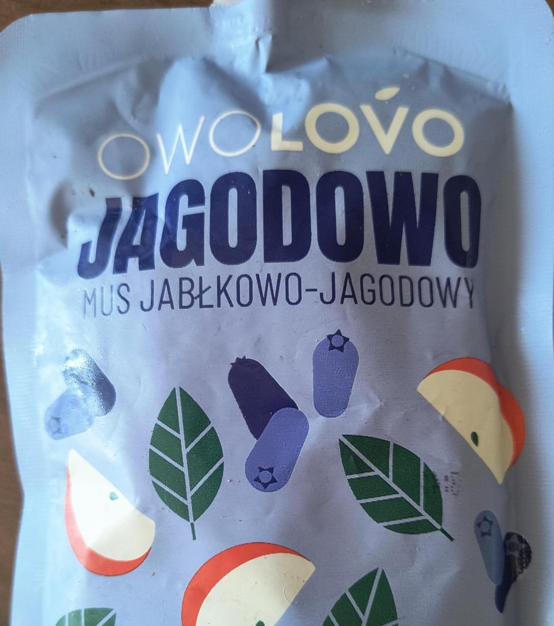 Zdjęcia - Jagodowo Mus jabłkowo jagodowy OWOLOVO