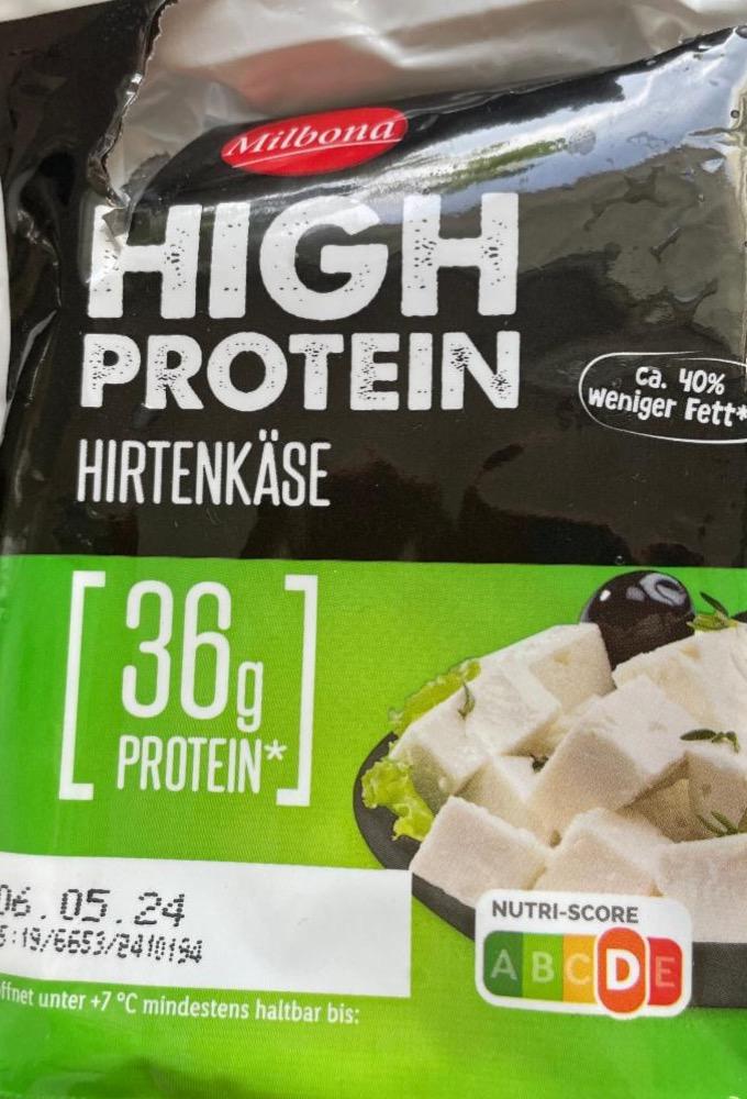 Zdjęcia - High protein Hirtenkäse 36g protein Milbona