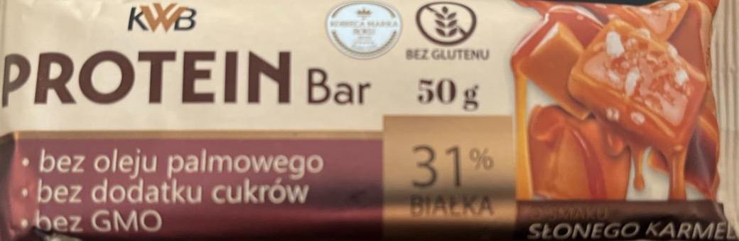 Zdjęcia - Protein bar o smaku słonego karmelu KWB