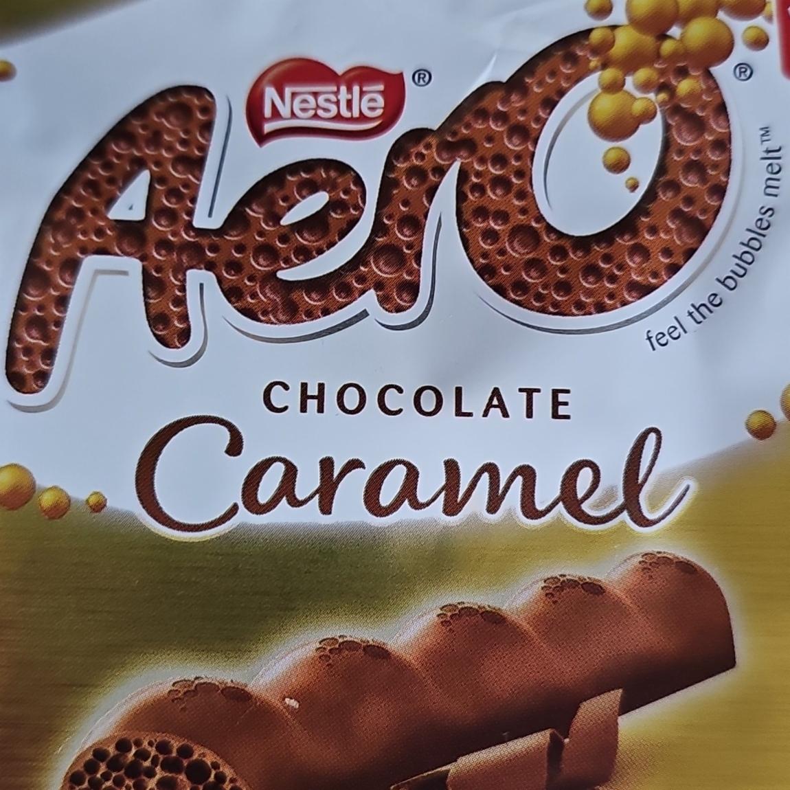 Zdjęcia - Aero chocolate Caramel Nestle