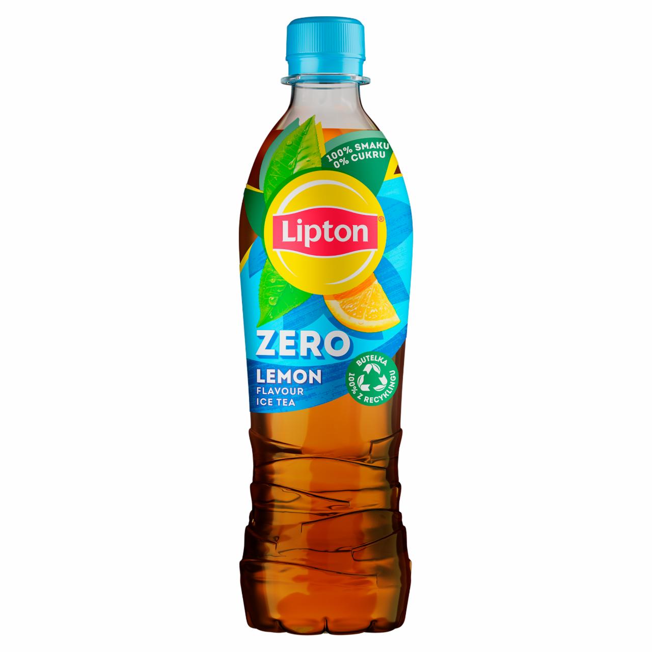 Zdjęcia - Lipton Ice Tea Lemon Flavour Zero Napój niegazowany 500 ml