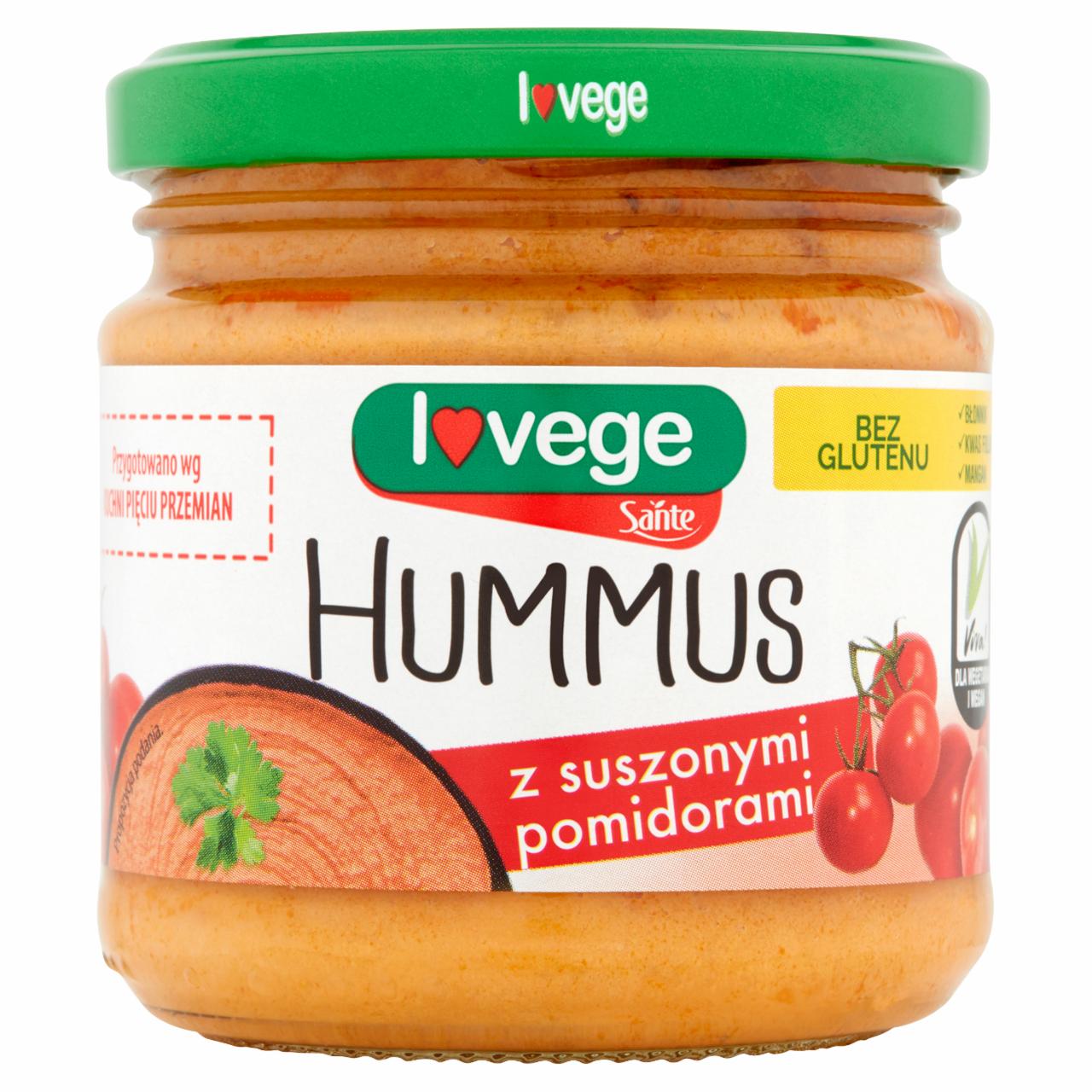 Zdjęcia - Sante Hummus z suszonymi pomidorami 180 g