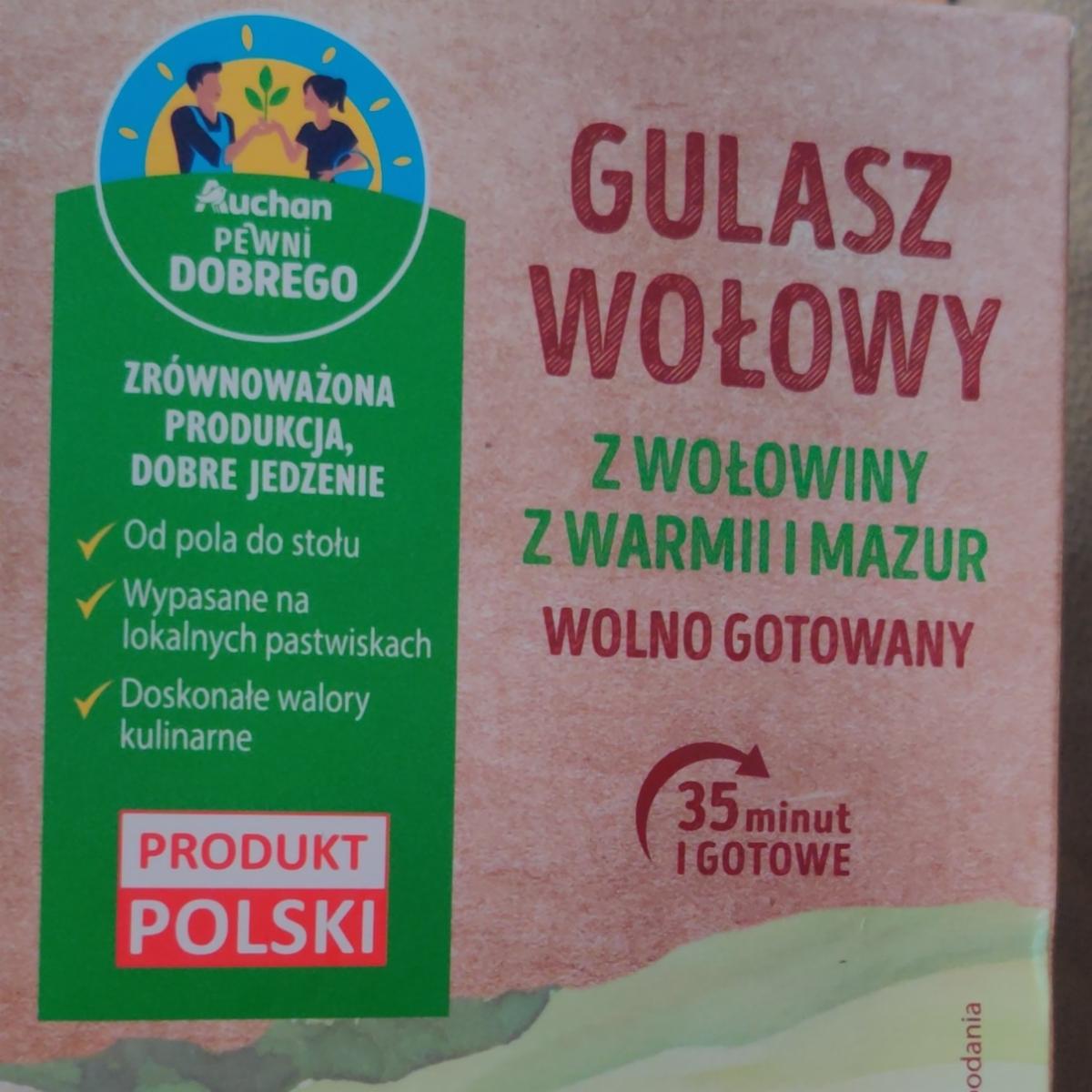 Zdjęcia - Gulasz wołowy z wołowiny z warmii i mazur Auchan