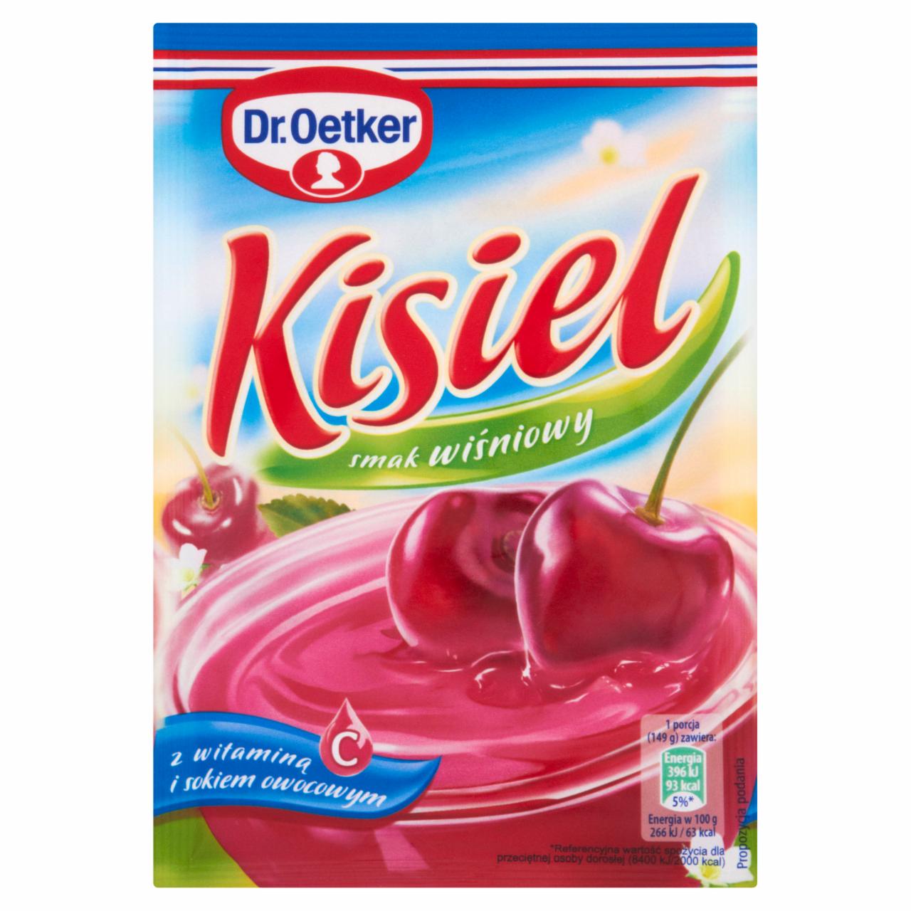 Zdjęcia - Dr. Oetker Kisiel smak wiśniowy 38 g