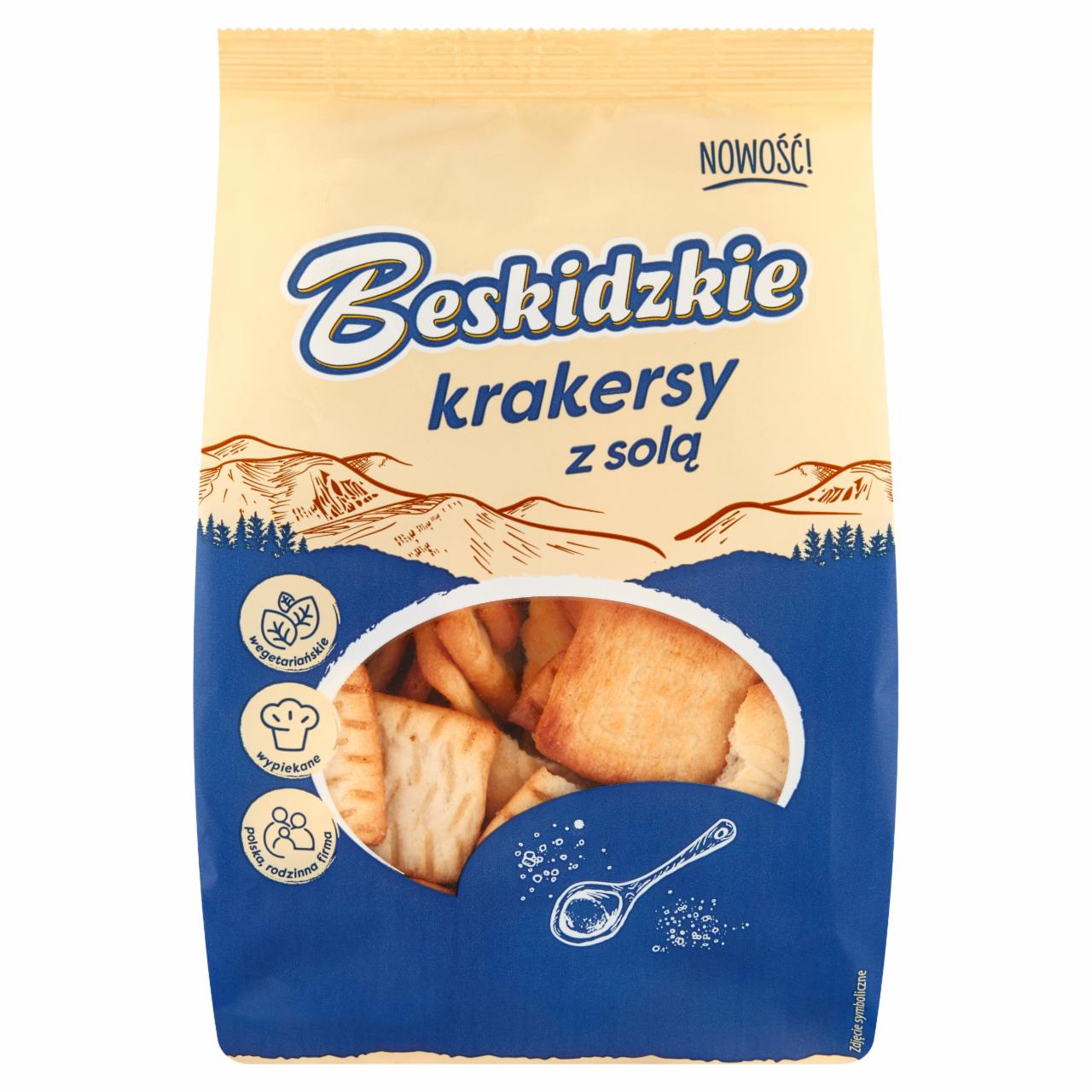 Zdjęcia - Beskidzkie Krakersy z solą 90 g