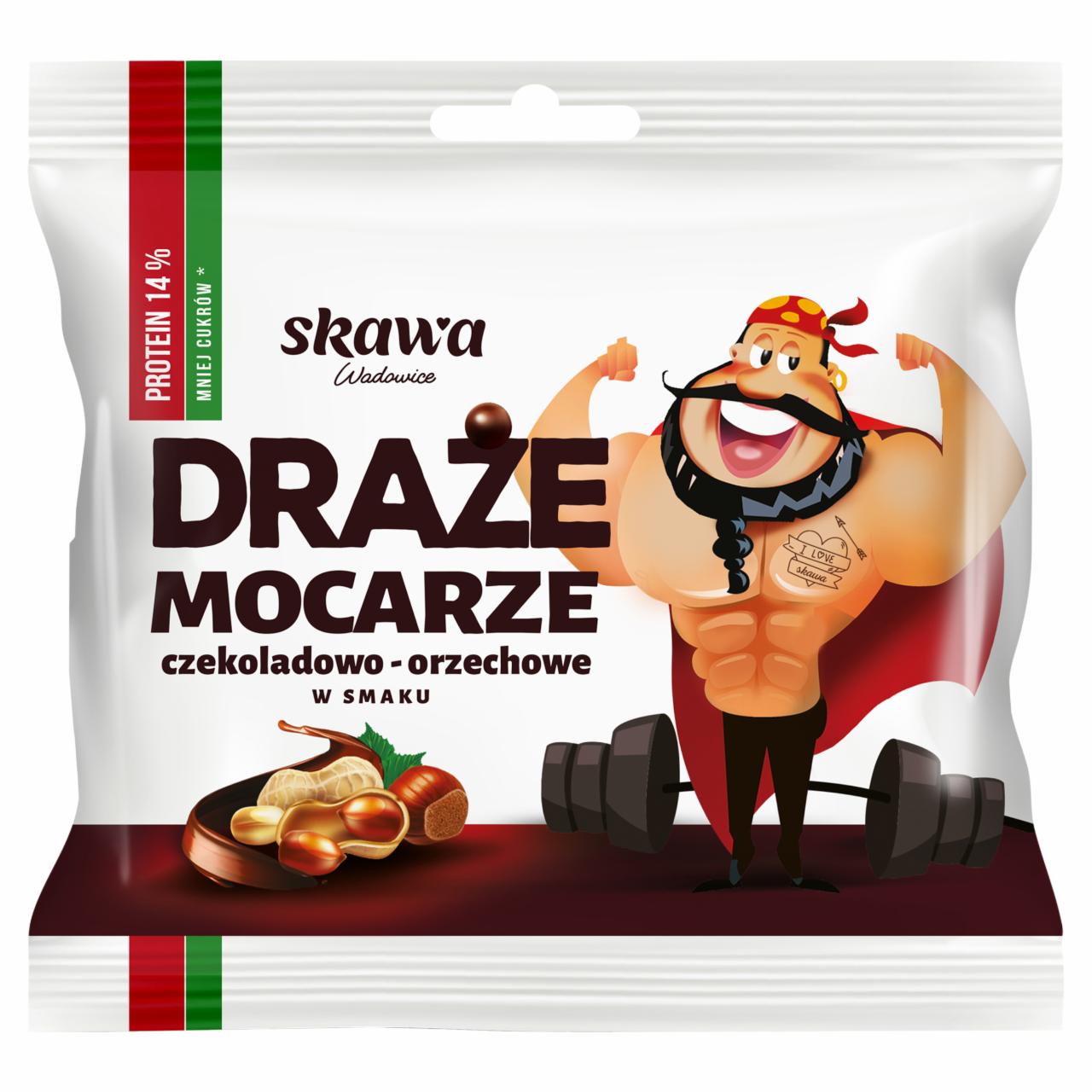 Zdjęcia - Wadowice Skawa Mocarze Draże czekoladowo orzechowe w smaku 100 g