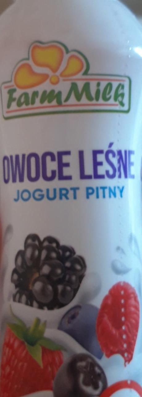 Zdjęcia - Owoce leśne jogurt pitny Farm Milk