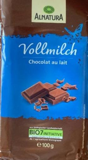 Zdjęcia - Bio Vollmilch Chocolat au lait Alnatura