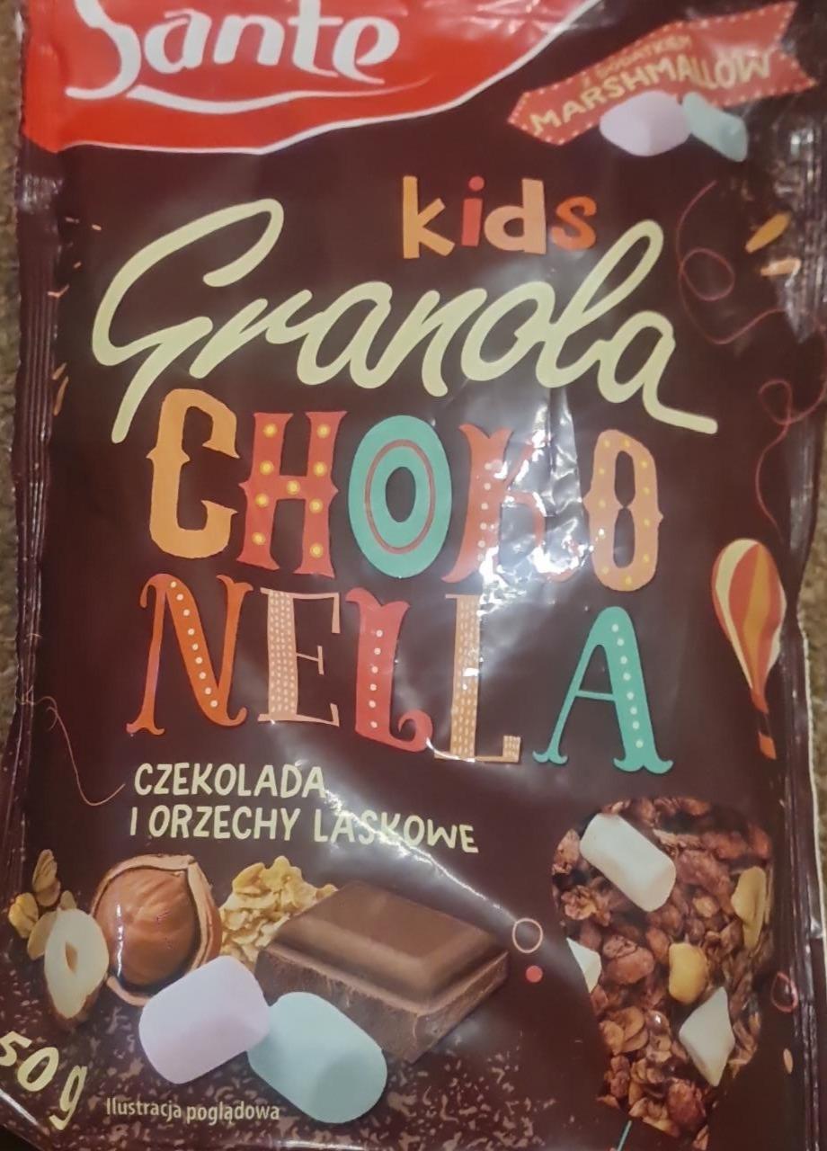 Zdjęcia - Granola choko nella kids czekolada i orzechy laskowe Sante