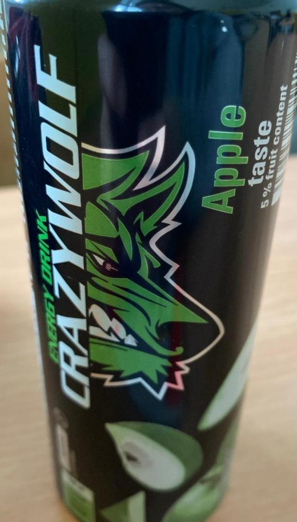 Zdjęcia - Energy drink apple taste Crazy Wolf