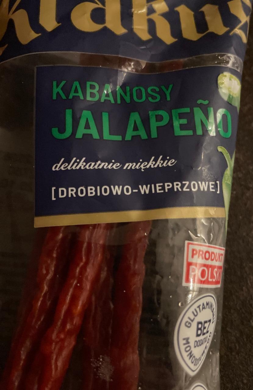 Zdjęcia - Krakus Extra cienkie kabanosy jalapeño 95 g