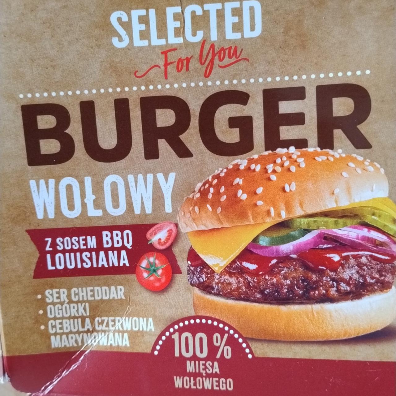 Zdjęcia - Burger wołowy z sosem bbq louisiana Selected For You