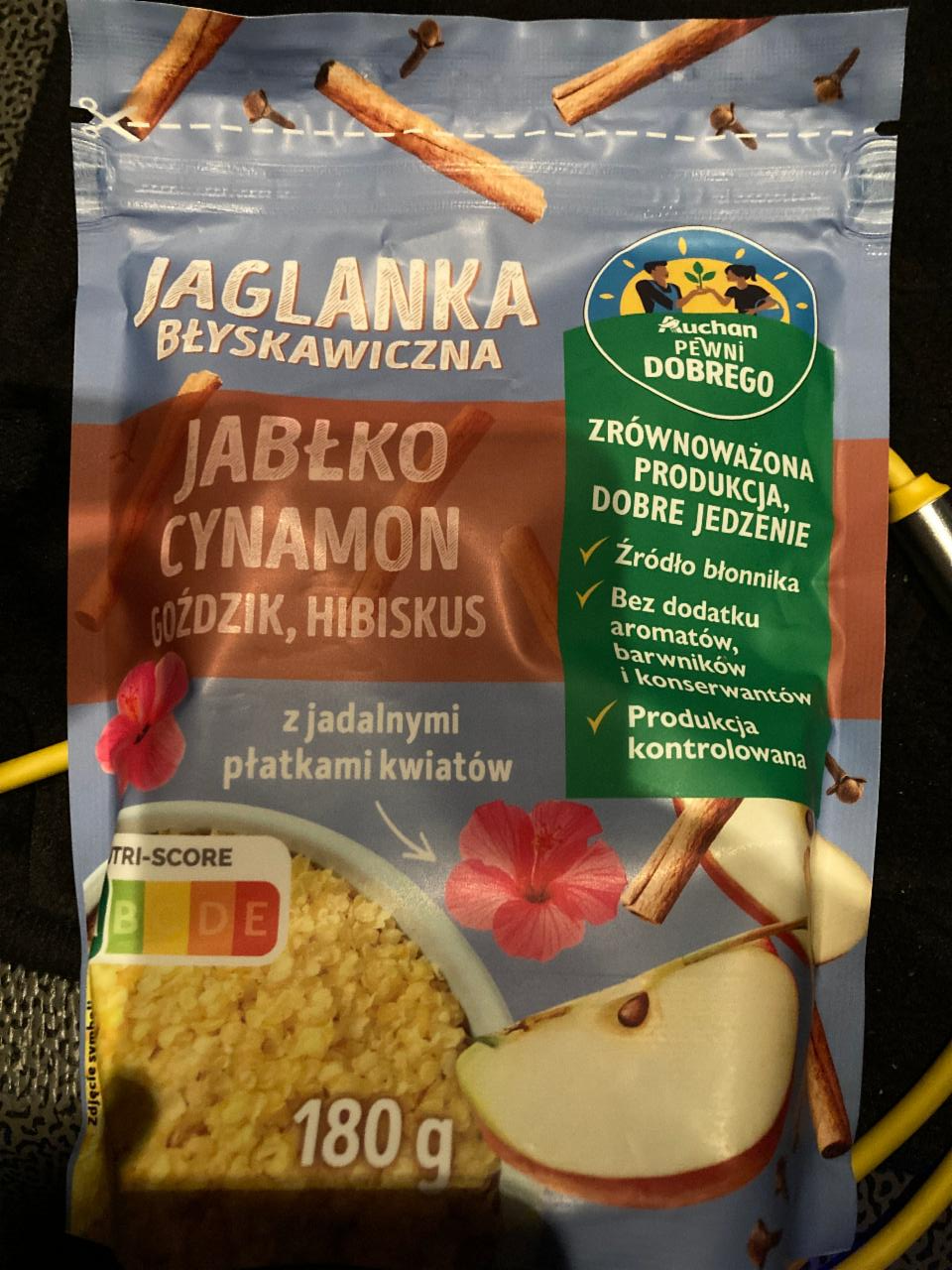 Zdjęcia - Jaglanka błyskawiczna jabłko cynamon goździk hibiskus Auchan