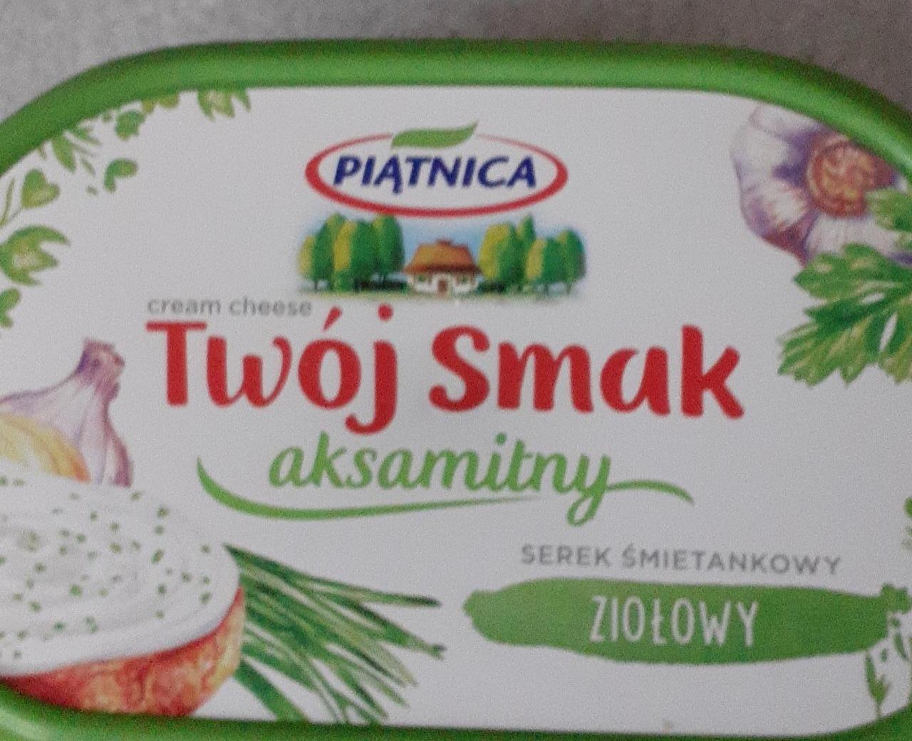 Zdjęcia - Twój Smak Serek śmietankowy aksamitny ziołowy Piątnica