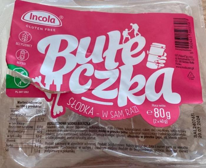 Zdjęcia - Bułeczka słodka Incola gluten free