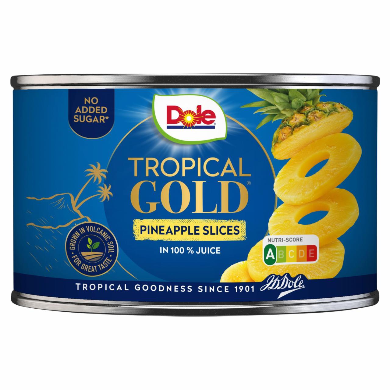 Zdjęcia - Dole Tropical Gold Plastry ananasa w soku 227 g