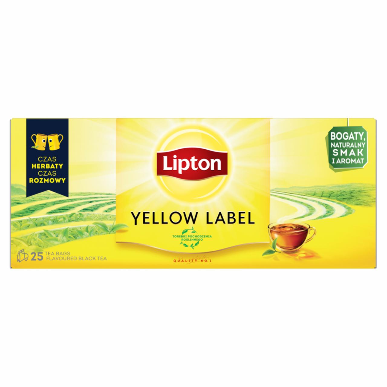 Zdjęcia - Lipton Yellow Label Herbata 25 torebek