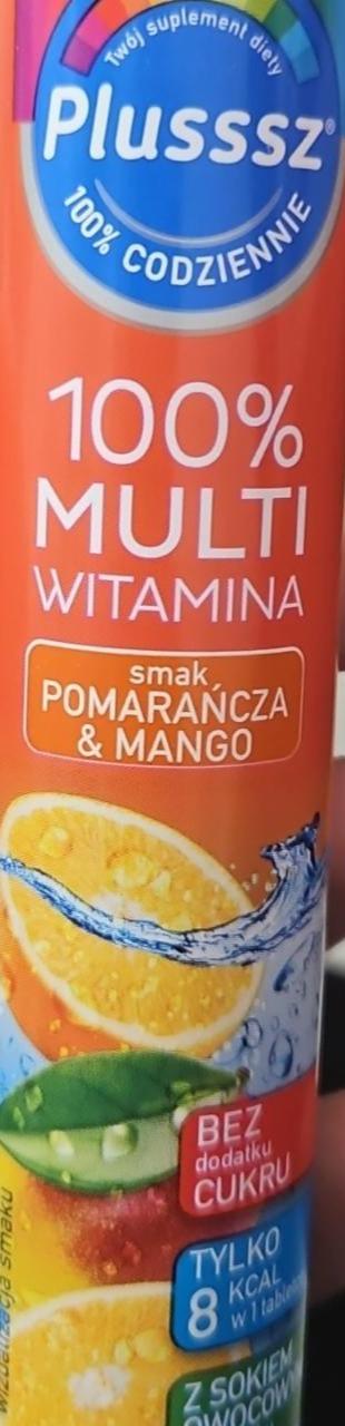 Zdjęcia - 100% multi witaminasmak pomarańcza mango Plusssz