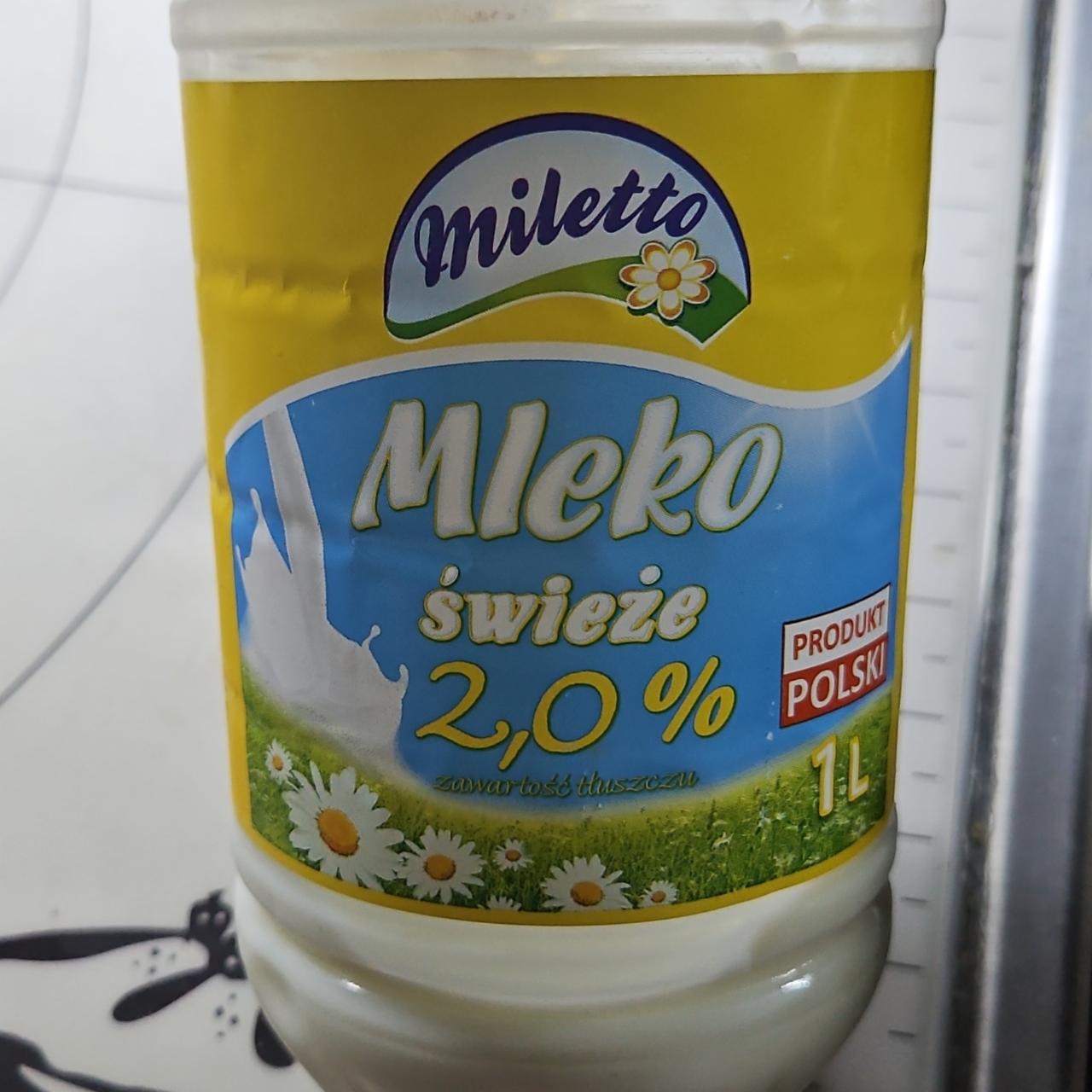 Zdjęcia - mleko 2 % miletto