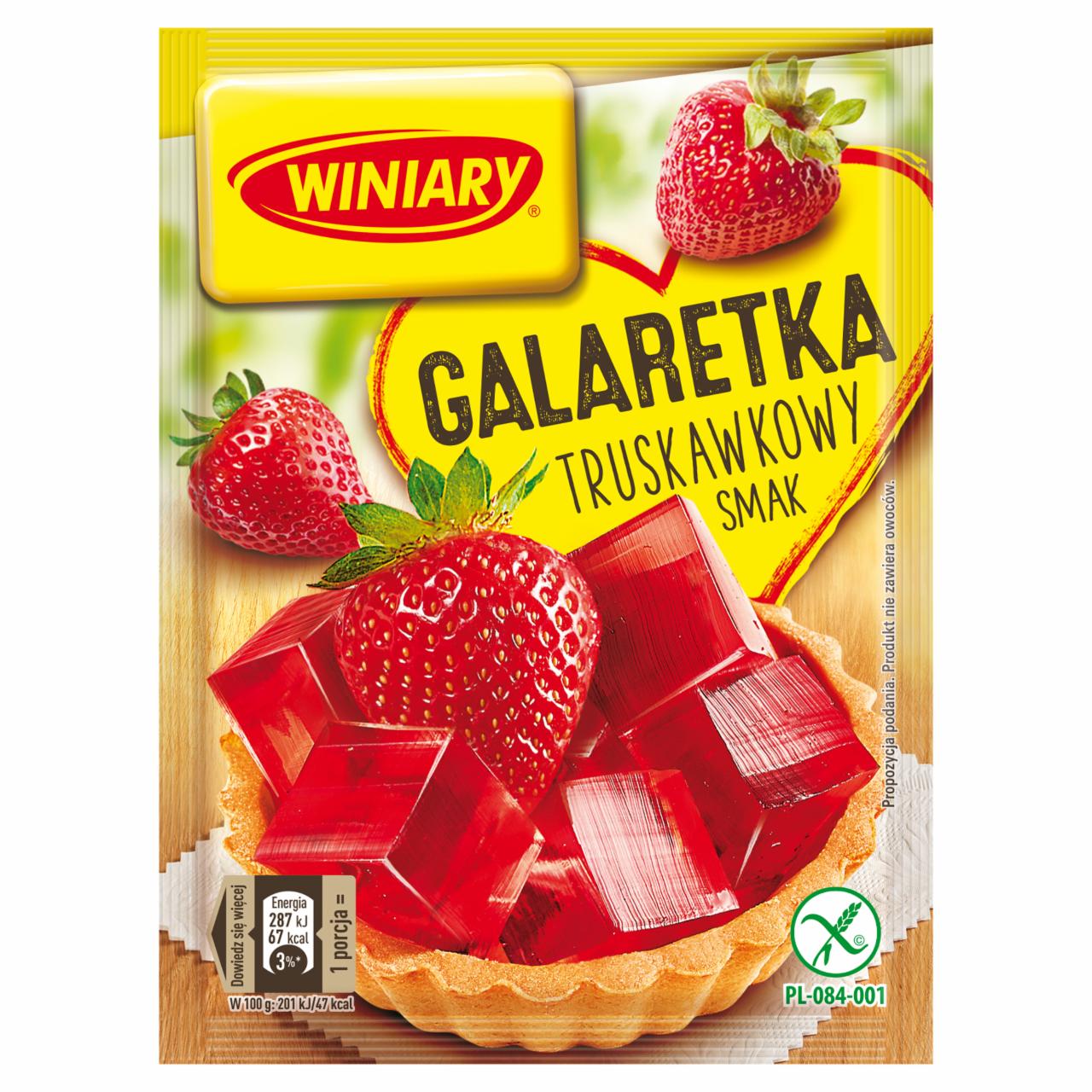 Zdjęcia - Winiary Galaretka truskawkowy smak 71 g