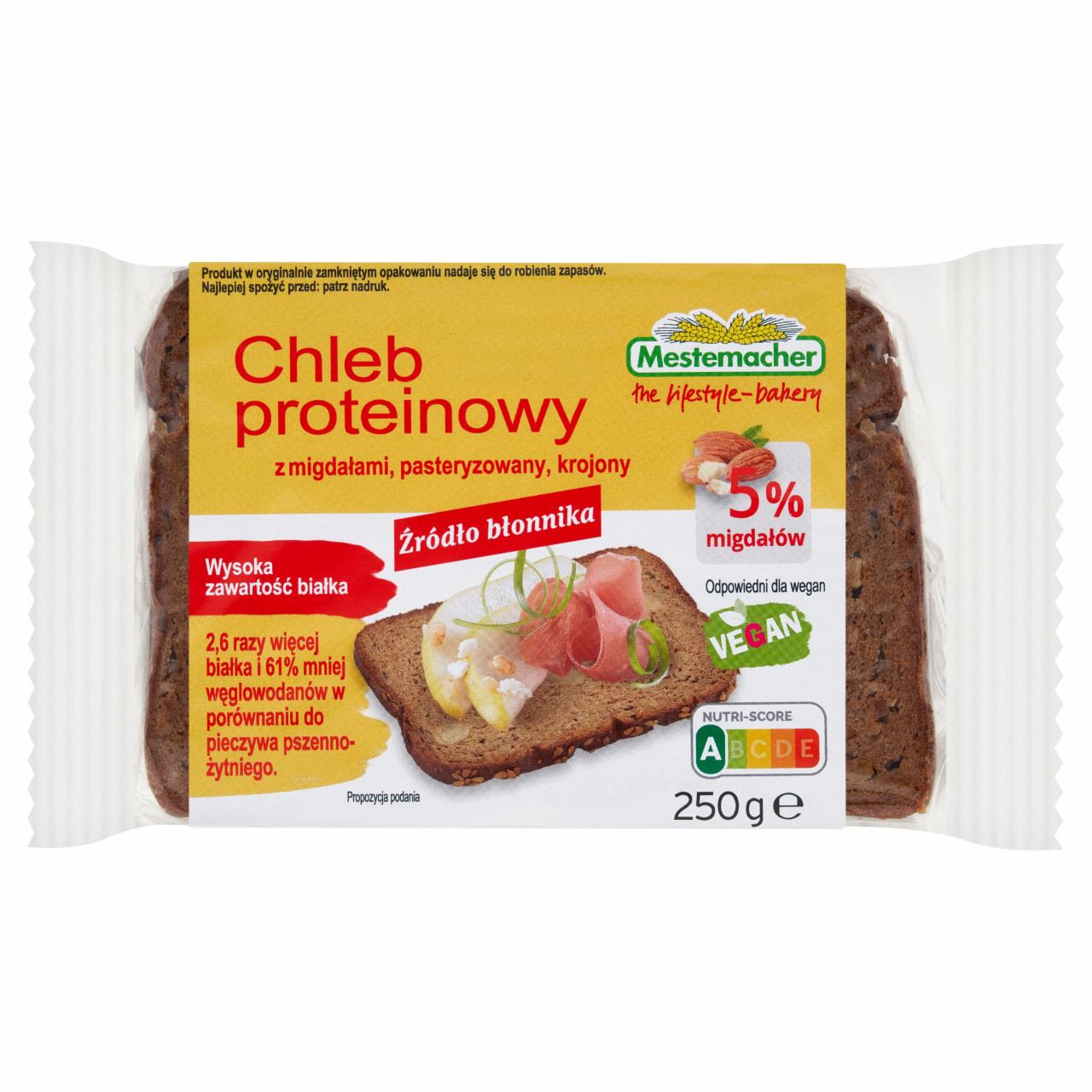 Zdjęcia - Mestemacher Chleb proteinowy z migdałami 250 g