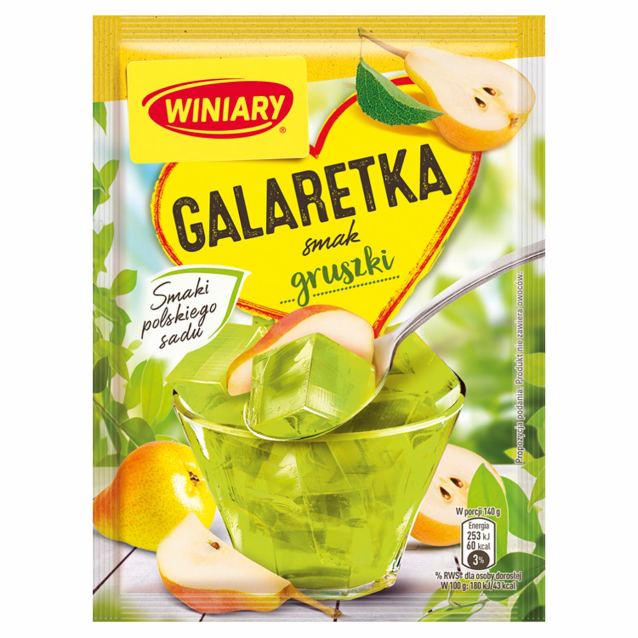 Zdjęcia - Winiary Galaretka smak gruszki 47 g