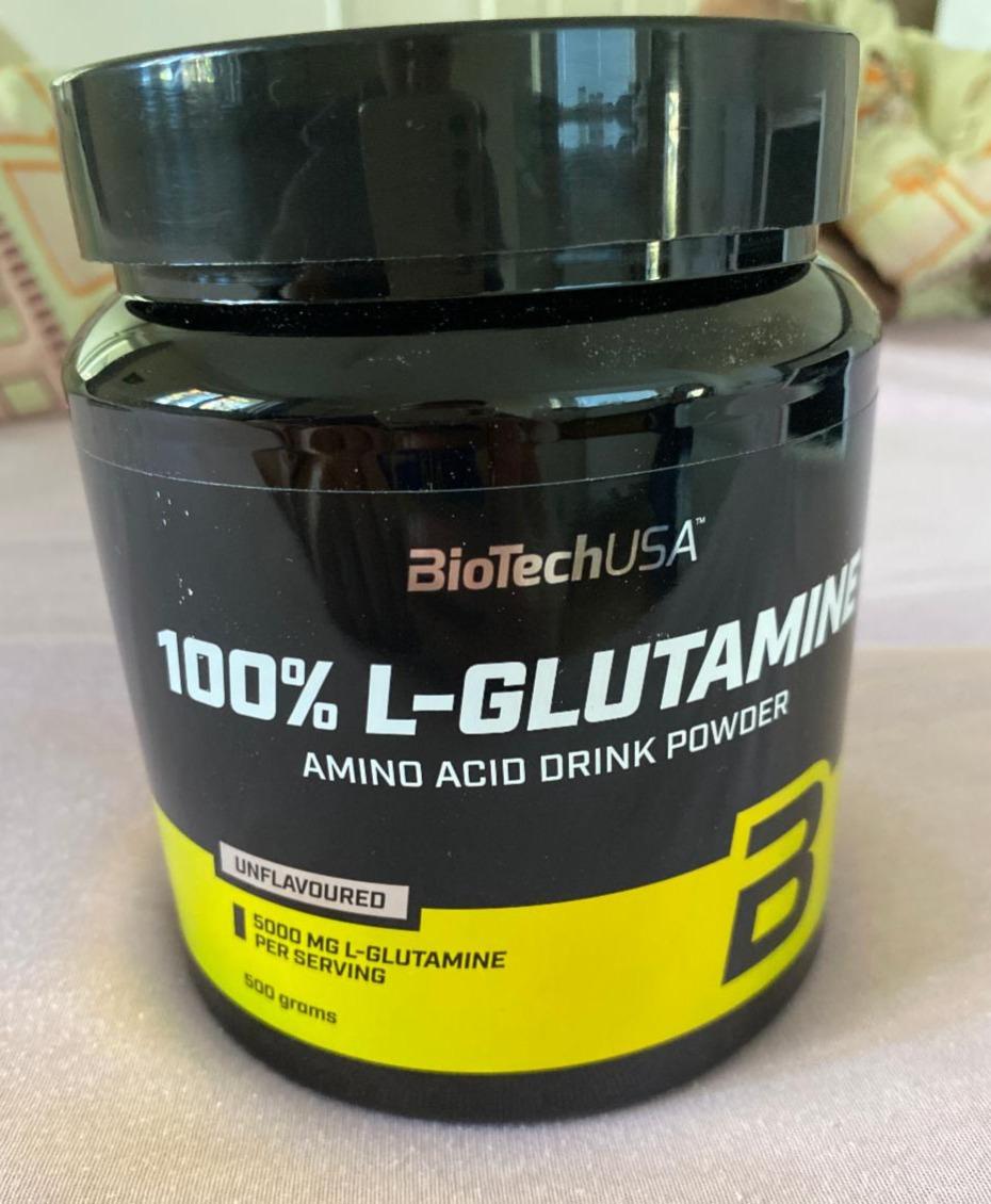 Zdjęcia - 100% L- glutamine amino acid drink powder BioTechUSA