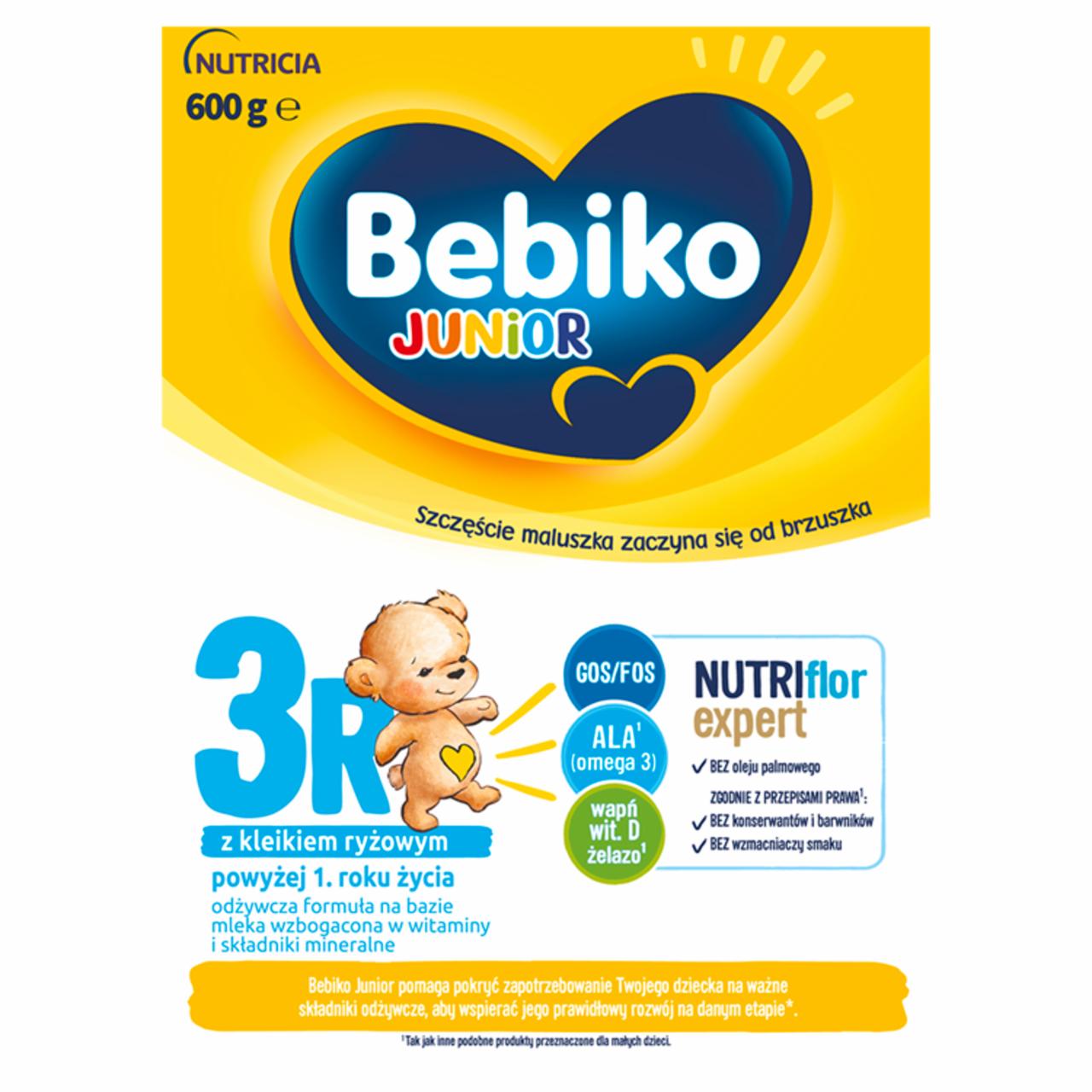 Zdjęcia - Bebiko Junior 3R Odżywcza formuła na bazie mleka dla dzieci powyżej 1. roku życia 600 g