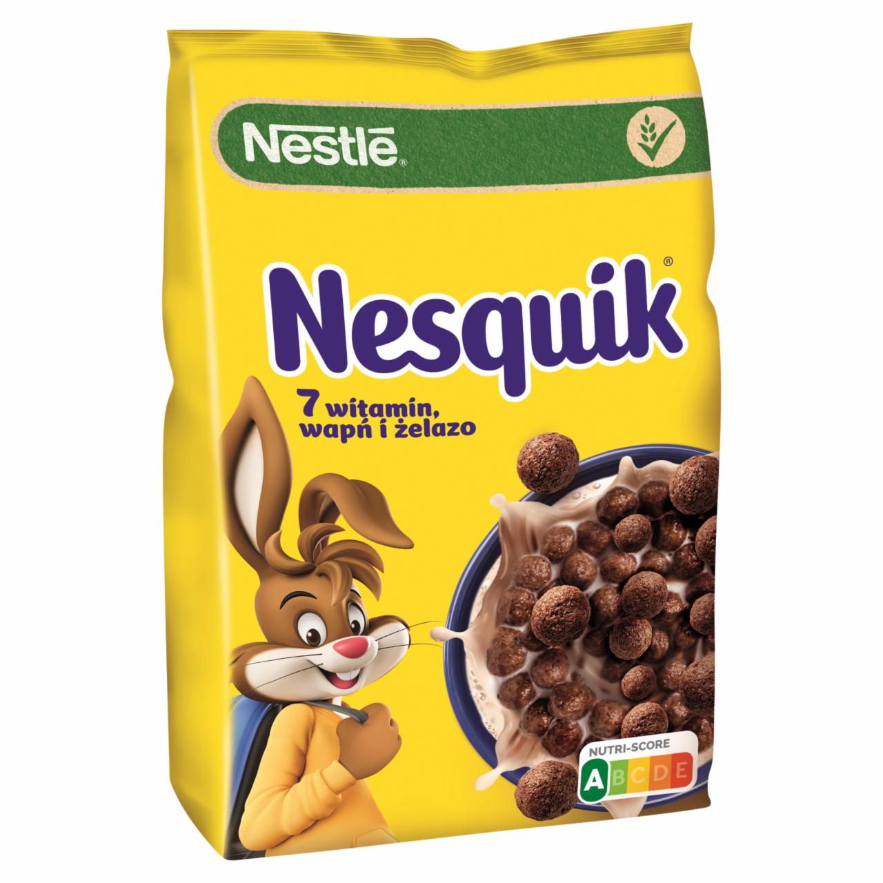 Zdjęcia - Nestlé Nesquik Zbożowe kuleczki o smaku czekoladowym 375 g